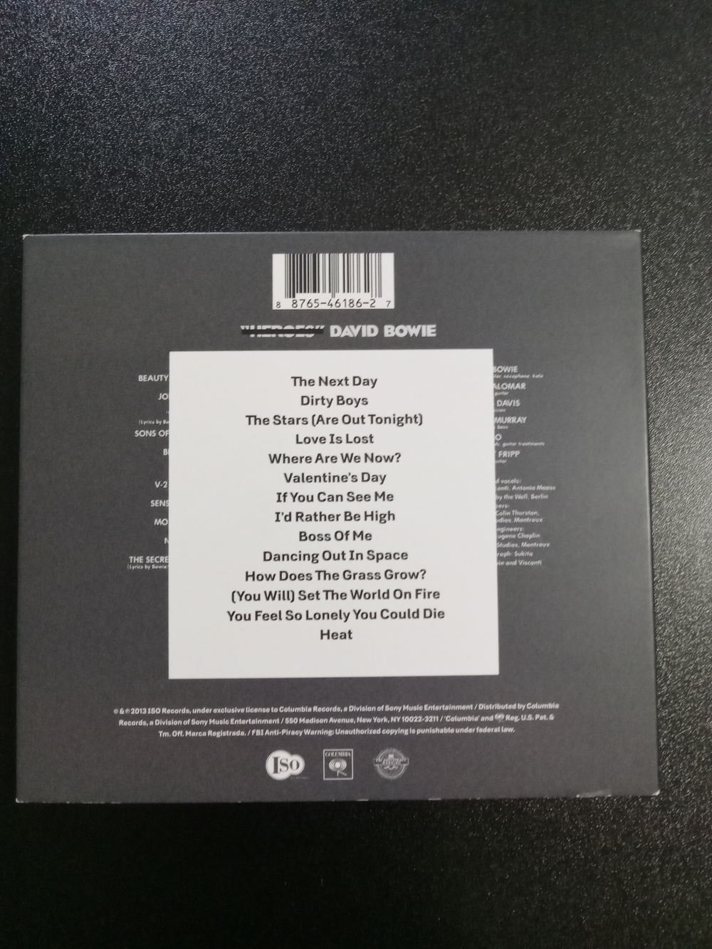 David Bowie "The Next Day" Album - CD - Picture 2 of 4
